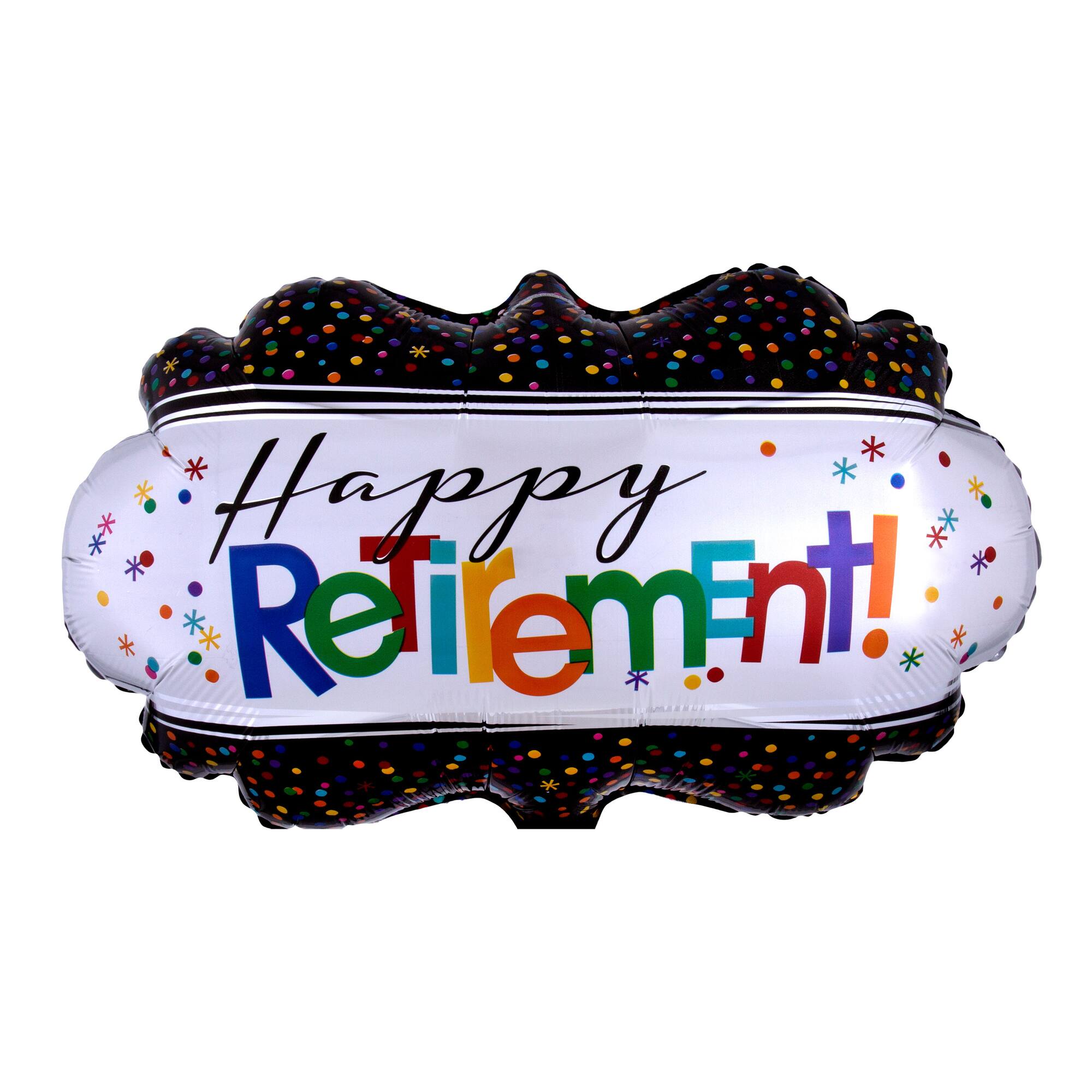 SuperShape™ 27" Officially Retired Foil Balloon